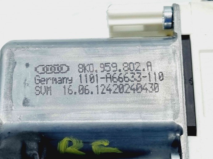 Motoras geam dreapta fata Audi A4 (8K2, B8) Facelift [Fabr 2008-2015] 8K0959802A