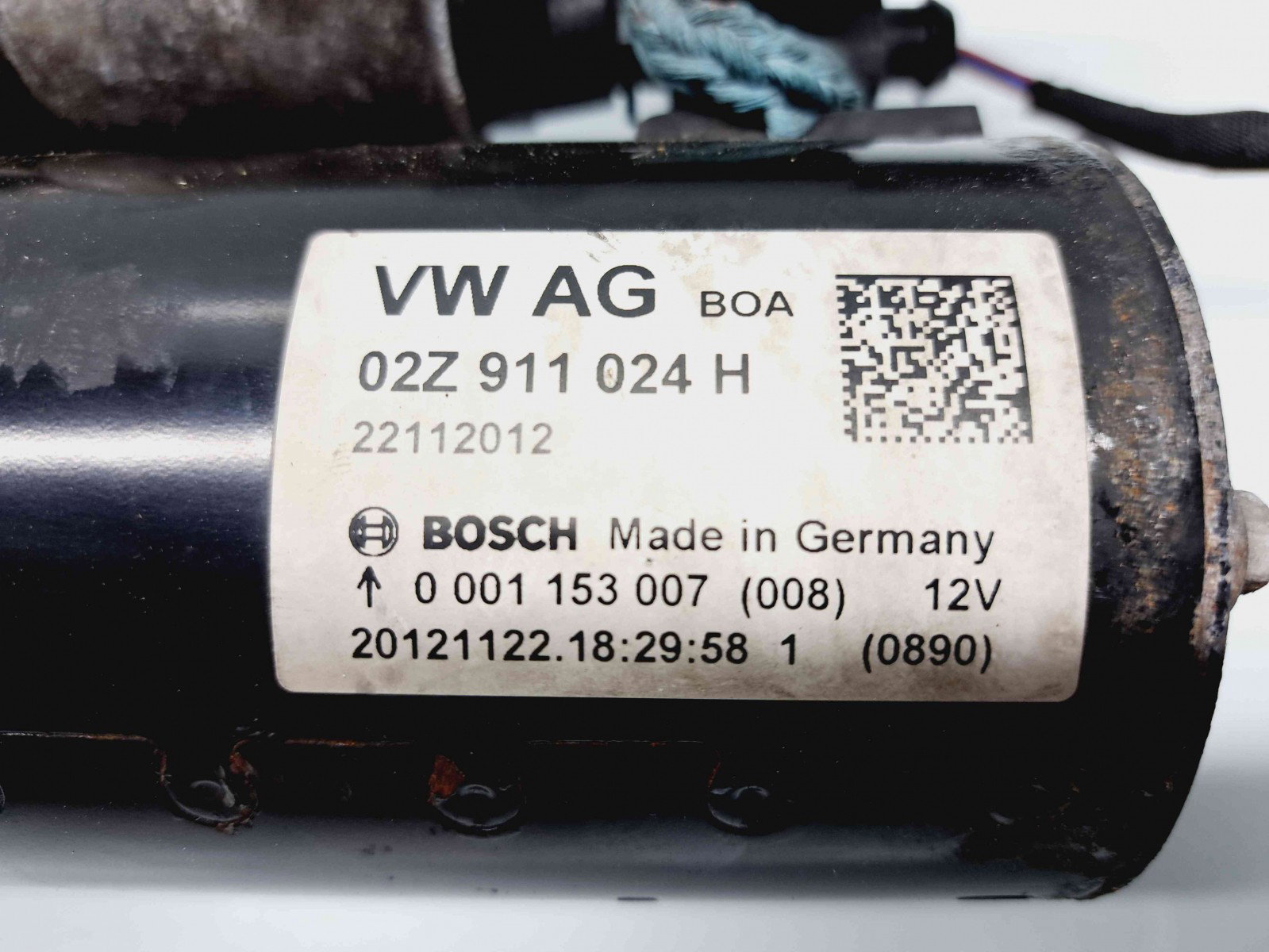 Electromotor 13 dinti Volkswagen Passat B7 (362) [Fabr 2010-2014] 02Z911024H 1.6 TDI CAYC 77KW / 105CP 1.6 TDI CAYC77KW / 105CP - imagine 2