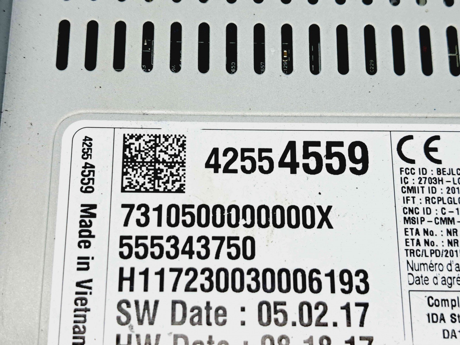 Modul multimedia Opel Astra K Hatchback [Fabr 2015-2022] 42554559 - imagine 4