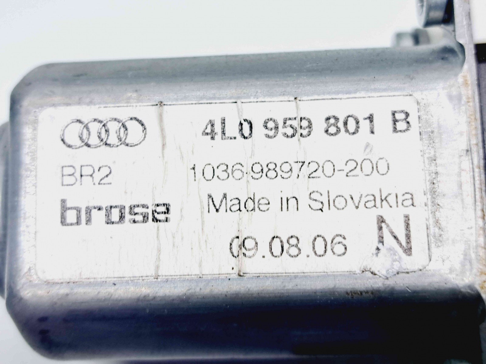 Motoras geam stanga spate Audi Q7 (4LB) [Fabr 2006-2014] 4L0959801B - imagine 2