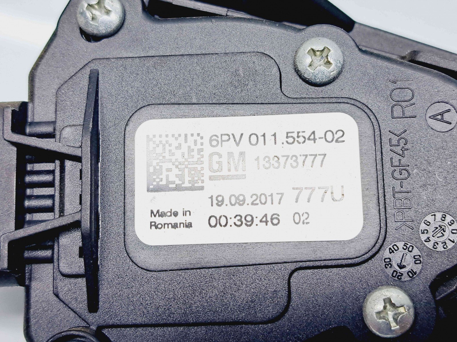 Pedala acceleratie Opel Astra K Hatchback [Fabr 2015-2022] 13373777 - imagine 2