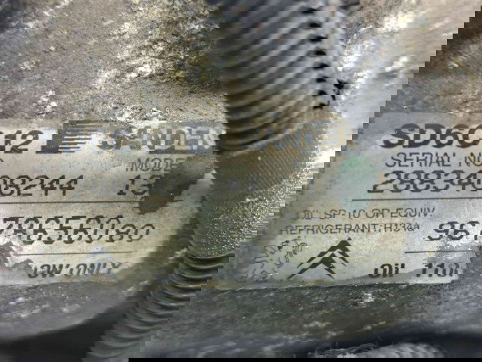 Compresor clima Peugeot 308 [Fabr 2007-2013] 9678656080 1.6 HDI DV6D 68KW / 92CP  