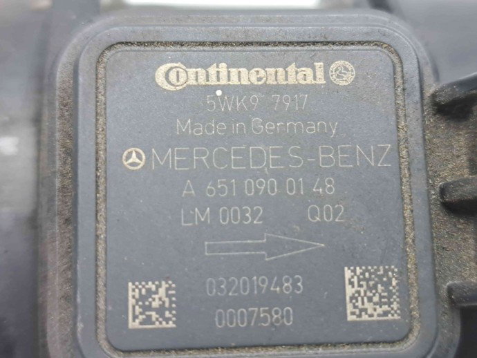 Debitmetru aer Mercedes Clasa E (W207) Coupe [Fabr 2009-2012] A6510900148 2.2 CDI 651911  