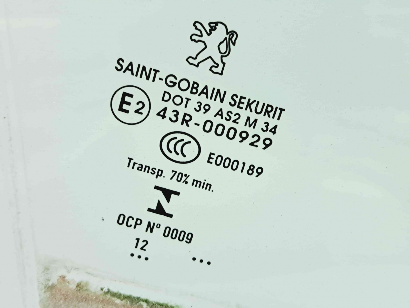 Geam usa dreapta fata Peugeot 3008 Break [Fabr 2009-2016] OEM - imagine 2