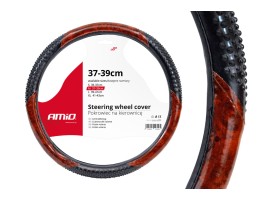 Husa volan efect lemn M 37-39cm SWC-11