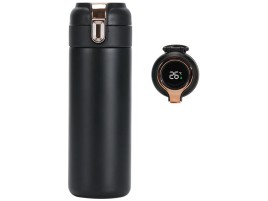 Thermos din otel inoxidabil, afisaj digital temperatura, 400ml      -
