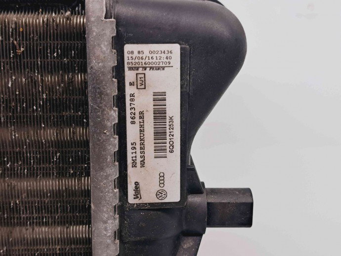 Radiator apa Skoda Fabia 3 (NJ3) [Fabr 2014-2022] 6Q0121201HA 1.0 Benz CHYA 44KW / 60CP 1.0 Benz CHYA 44KW / 60CP