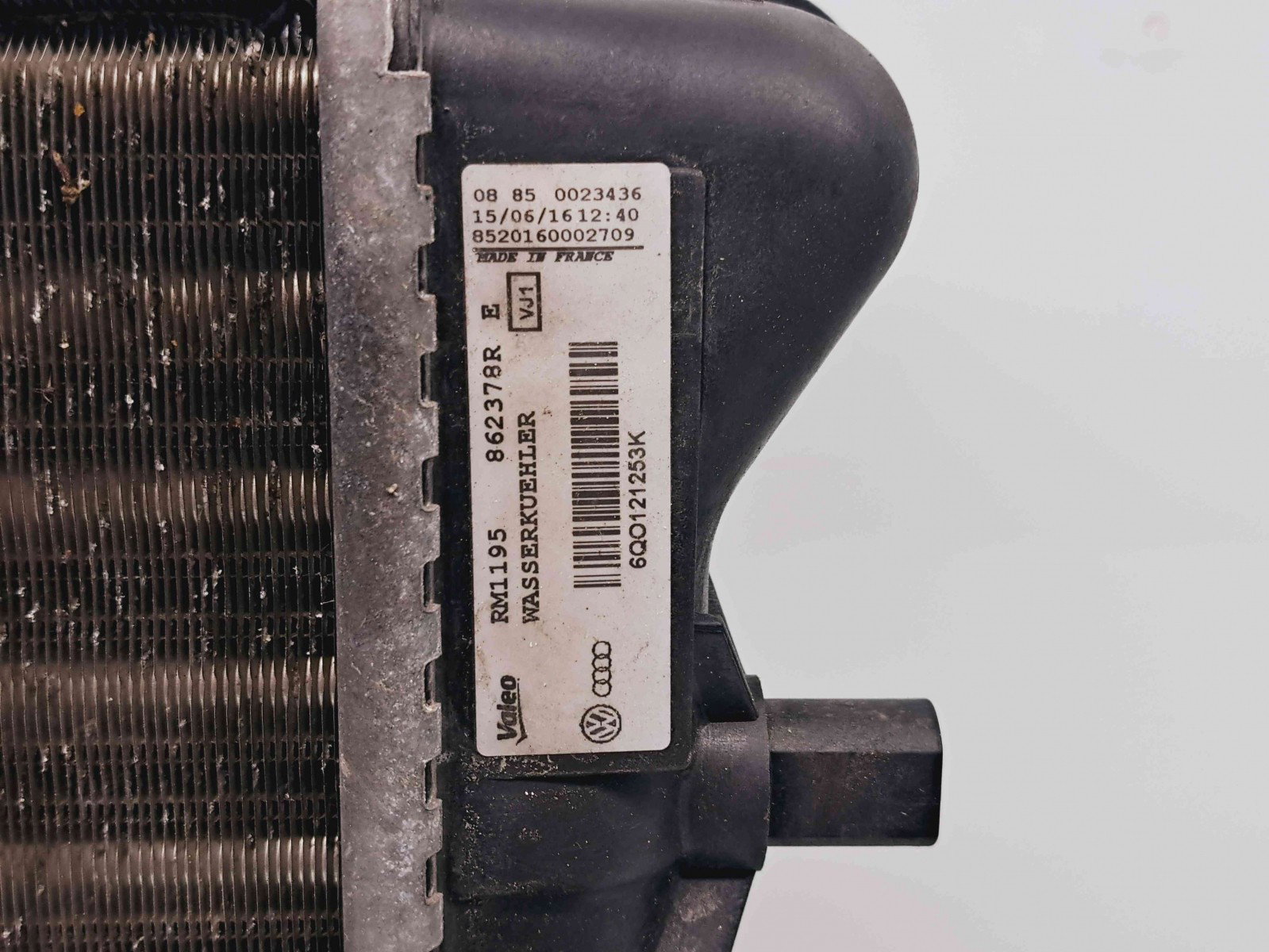 Radiator apa Skoda Fabia 3 (NJ3) [Fabr 2014-2022] 6Q0121201HA 1.0 Benz CHYA 44KW / 60CP 1.0 Benz CHYA 44KW / 60CP - imagine 5
