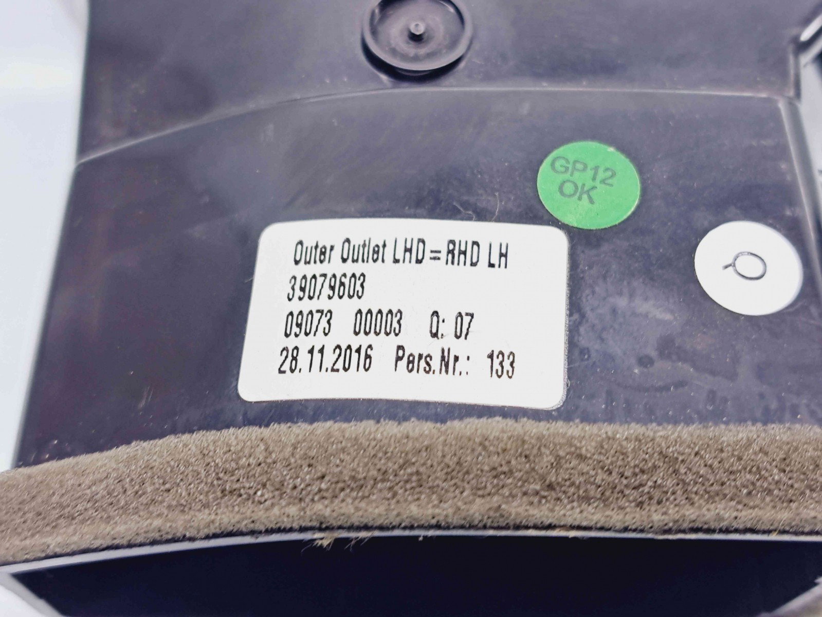 Grila aerisire stanga Opel Astra K Hatchback [Fabr 2015-2022] 39079603 - imagine 5