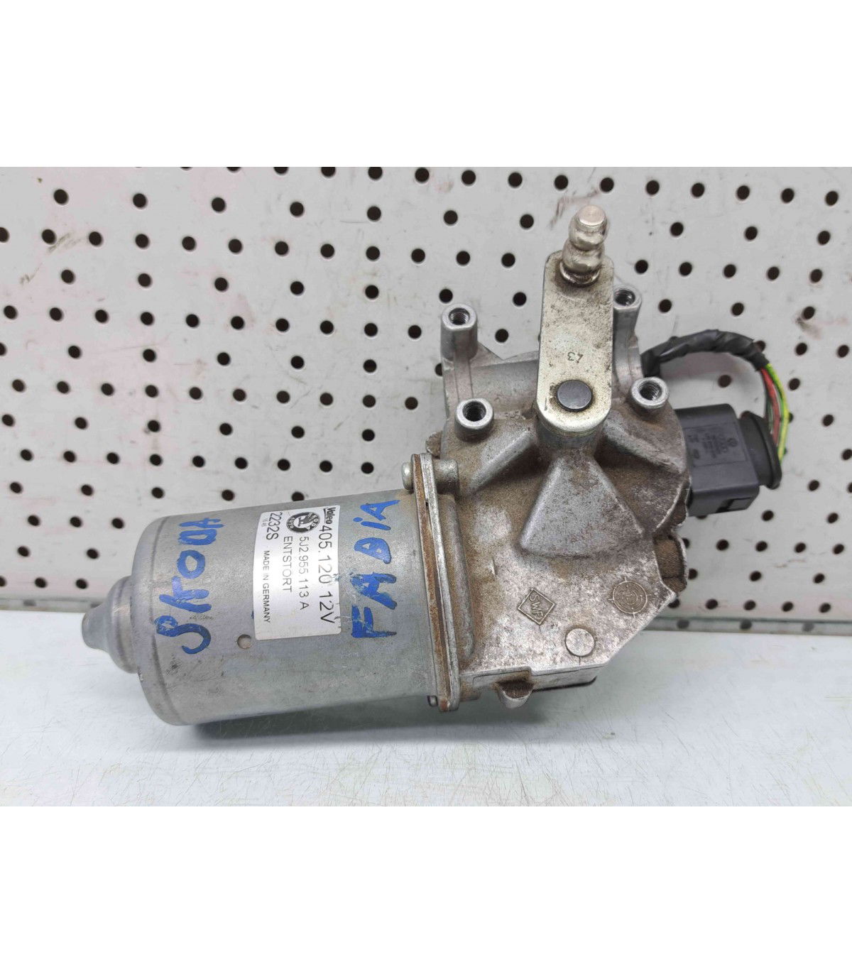  Motoras stergator parbriz Skoda Fabia 2 (5J, 542) [Fabr 2007-2014] 5J2955113A