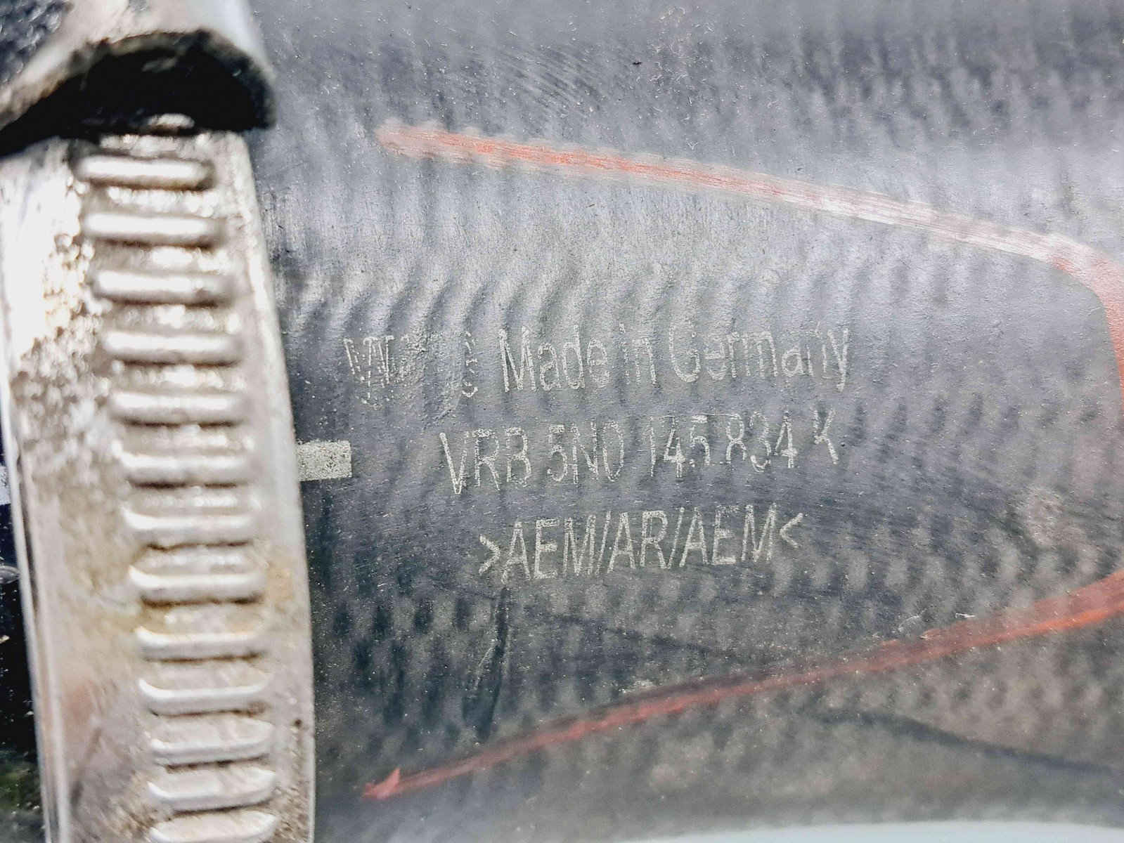 Tub intercooler Audi Q3 (8UB) [Fabr 2011-2018] 5N0145834K 2.0 TDI CFFB 103KW / 140CP 2.0 TDI CFFB 103KW / 140CP - imagine 2