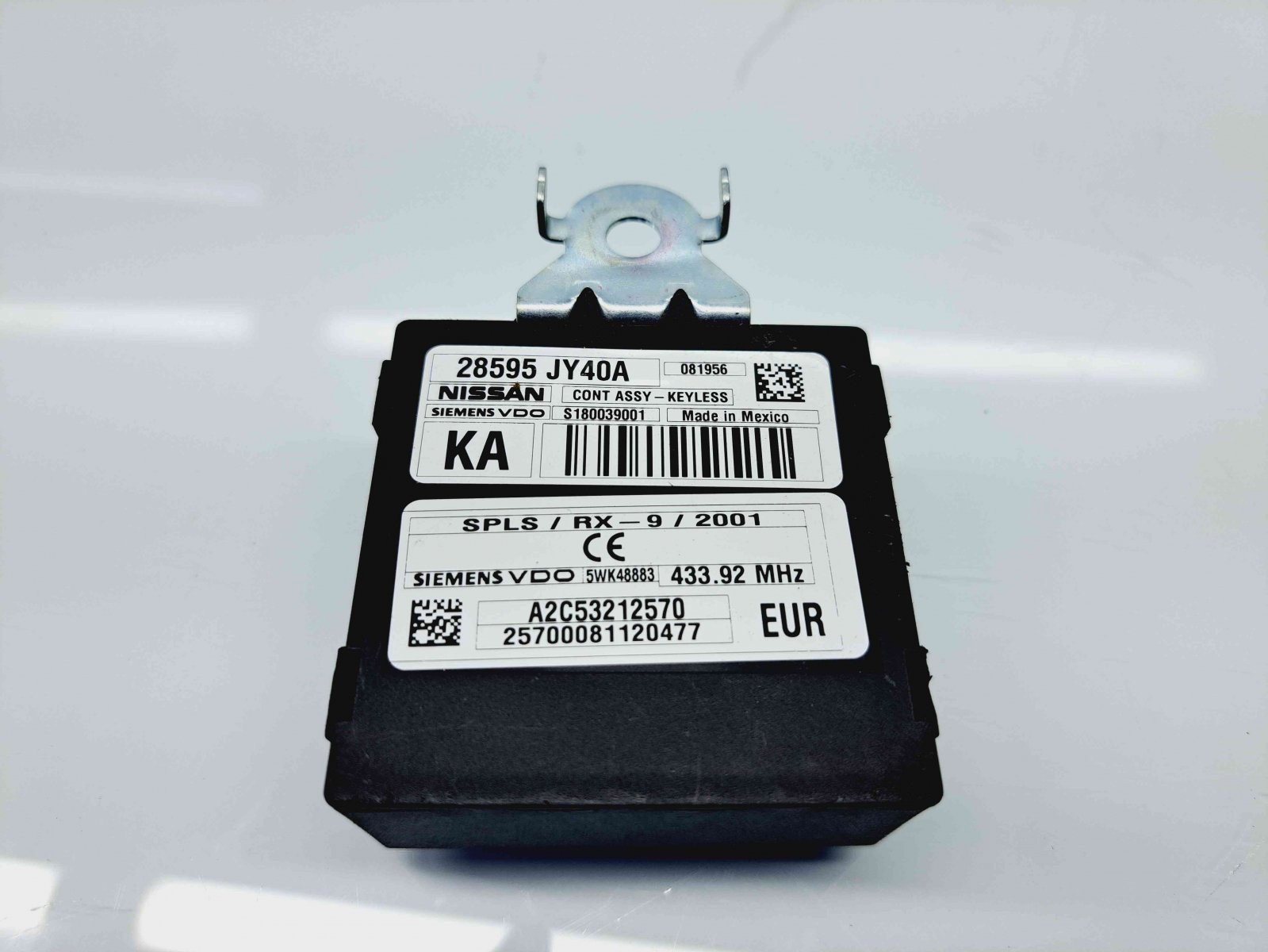 Modul control Keyless Entry Renault Koleos 1 SUV [Fabr 2008-2015] 28595-JY40A - imagine 1