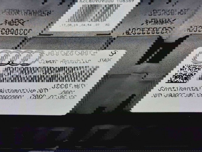  Ceas bord Audi Q3 (8UB) [Fabr 2011-2018] 8U0920980E