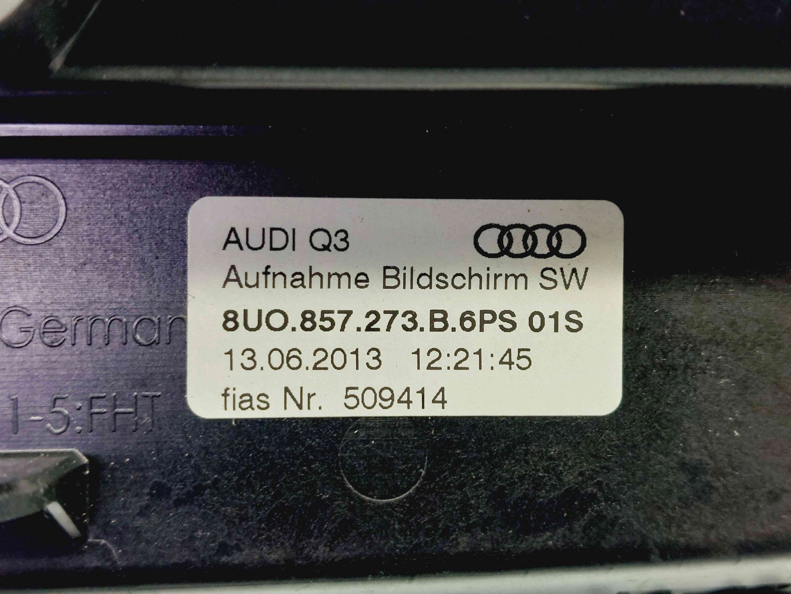 Display bord Audi Q3 (8UB) [Fabr 2011-2018] 8U0857273B - imagine 5