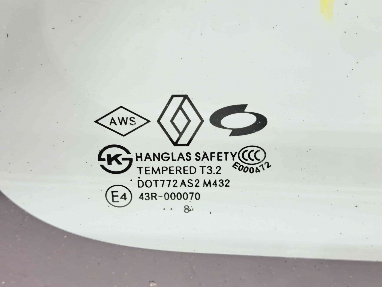 Geam caroserie fix dreapta Renault Koleos 1 SUV [Fabr 2008-2015] OEM - imagine 2