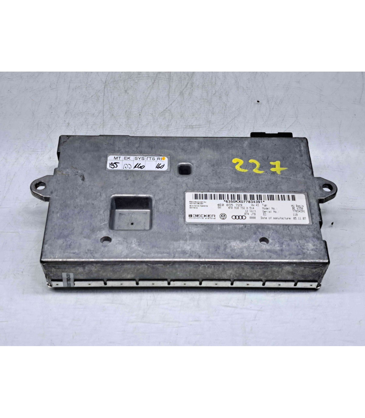  Modul interfata MMI Audi A6 Avant (4F5, C6) [Fabr 2005-2010] 4E0035729 / 4F0910732H