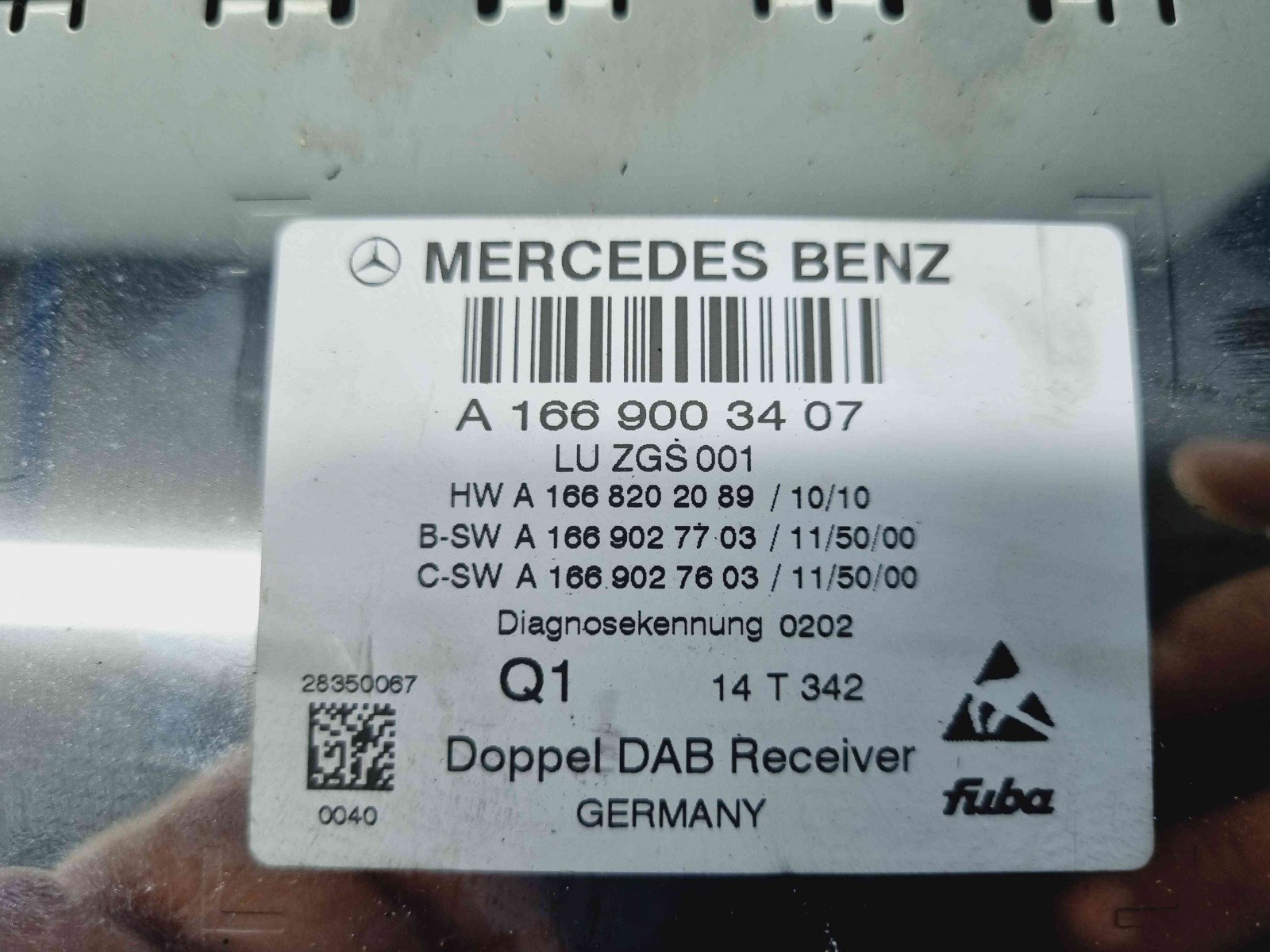 Modul confort Mercedes Clasa E Coupe (C207) [Fabr 2009-2016] A1669003407 - imagine 2