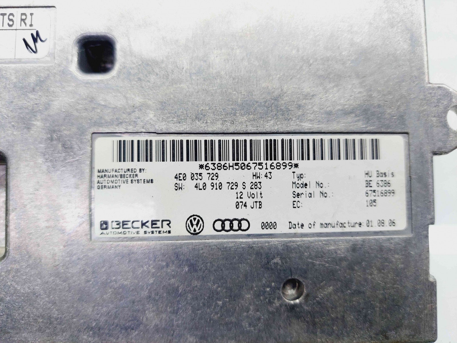 Modul multimedia Audi Q7 (4LB) [Fabr 2006-2014] 4E0035729 - imagine 3