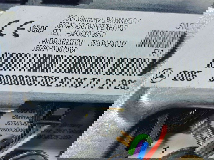  Airbag volan Mercedes Clasa C (W204) [Fabr 2007-2014] A0008605702