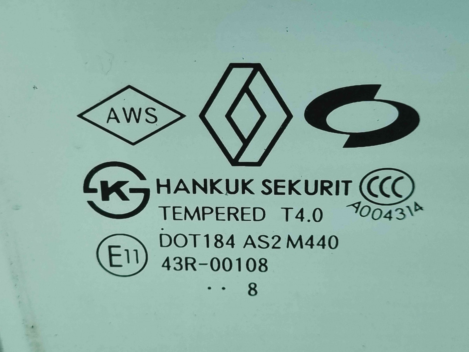 Geam usa dreapta spate Renault Koleos 1 SUV [Fabr 2008-2015] OEM - imagine 2