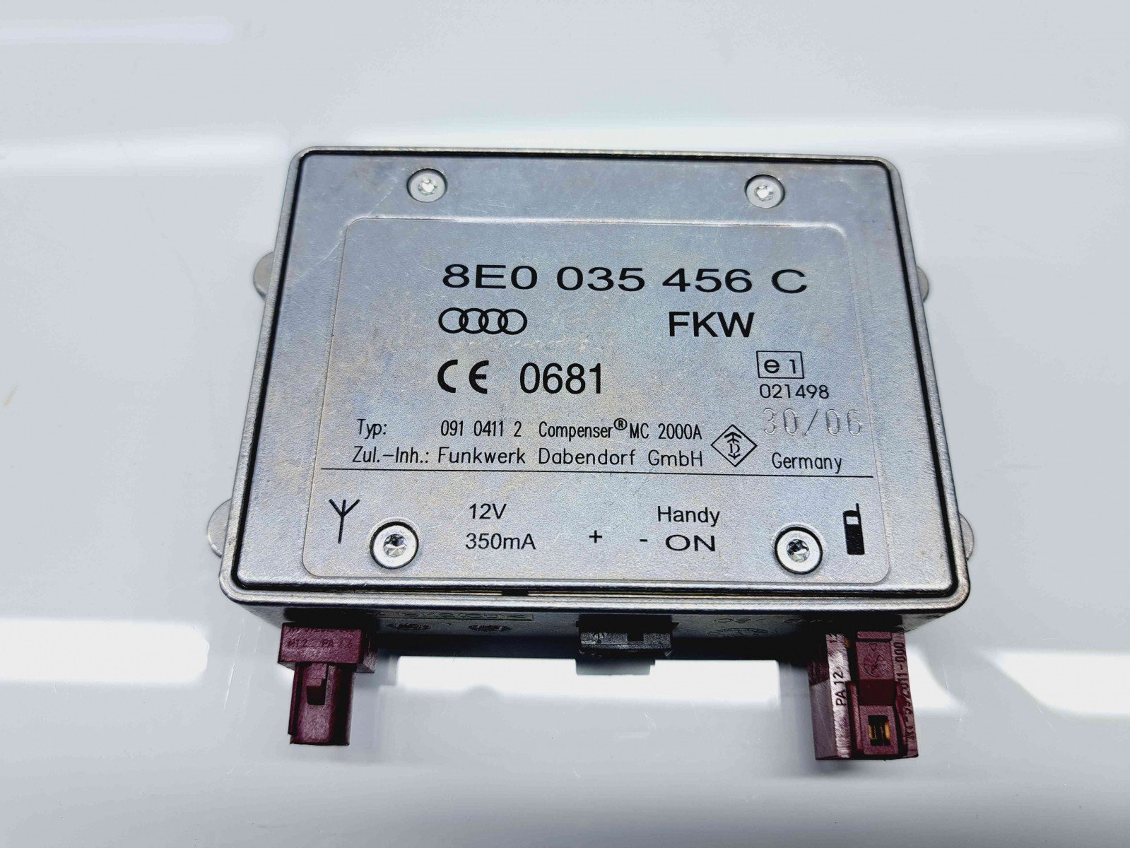 Modul confort Audi A4 (8K2, B8) Facelift [Fabr 2008-2015] 8E0035456C - imagine 1