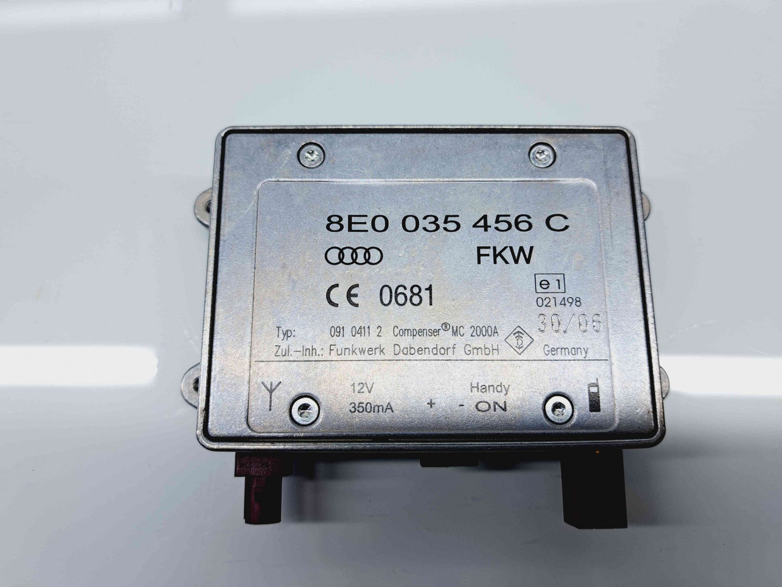 Modul confort Audi A4 (8K2, B8) Facelift [Fabr 2008-2015] 8E0035456C - imagine 2