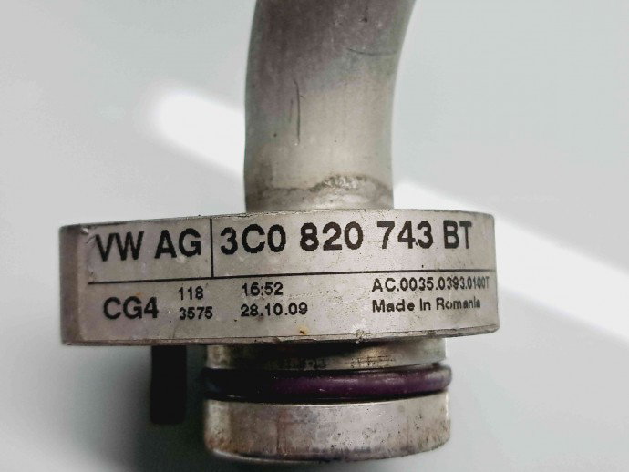 Conducta AC Volkswagen Passat CC (357) [Fabr 2008-2012] 3C0820743BT 2.0 TDI CBAB 103KW / 140CP 2.0 TDI CBAB 103KW / 140CP