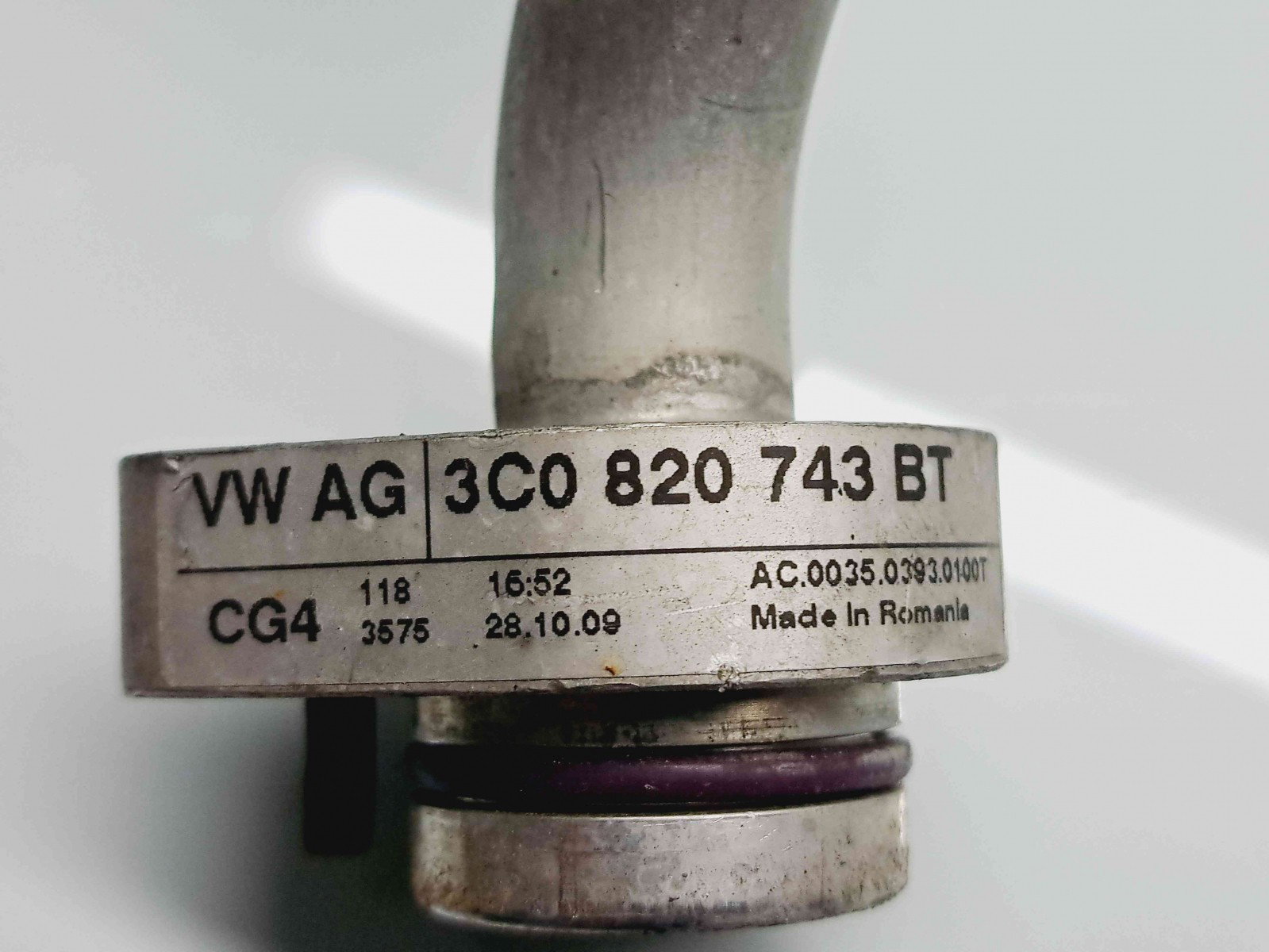 Conducta AC Volkswagen Passat CC (357) [Fabr 2008-2012] 3C0820743BT 2.0 TDI CBAB 103KW / 140CP 2.0 TDI CBAB 103KW / 140CP - imagine 2