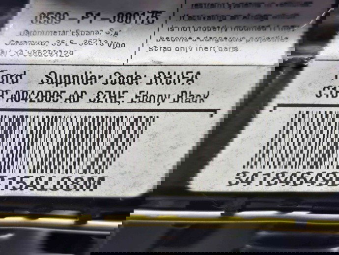  Airbag volan Ford Fiesta 6 [Fabr 2008-2019] 34184649B