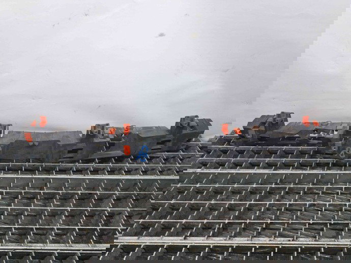 Suport central bara fata Opel Astra J [Fabr 2009-2015] 13264477