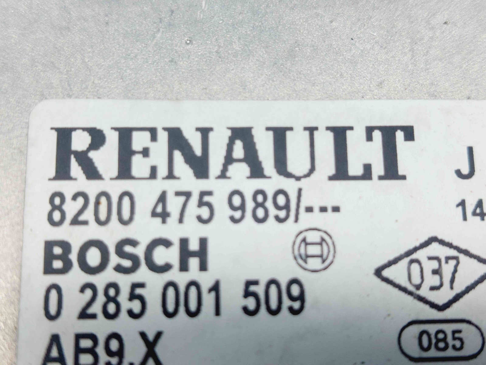 Calculator airbag Renault Modus [Fabr 2004-2012] 8200475989 n 0285001509 1.6 K4M 77KW / 105CP - imagine 2