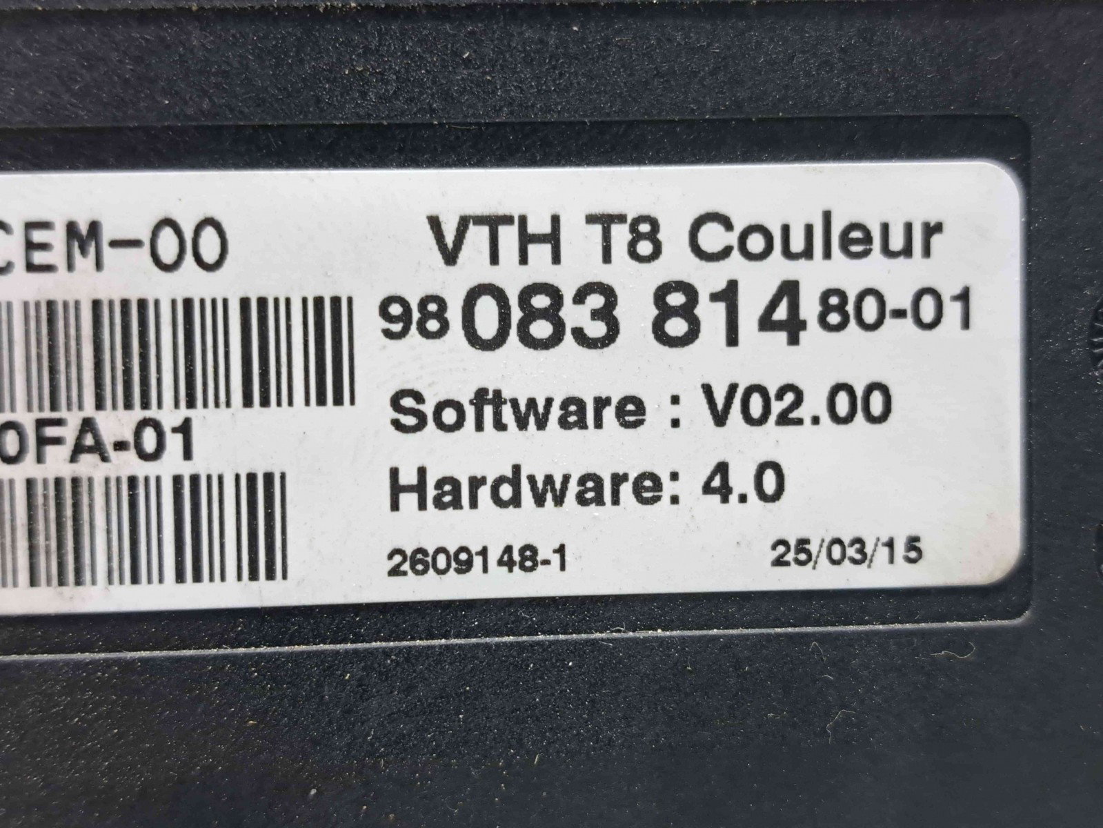 Display bord Peugeot 3008 [Fabr 2009-2016] 9808381480 - imagine 2