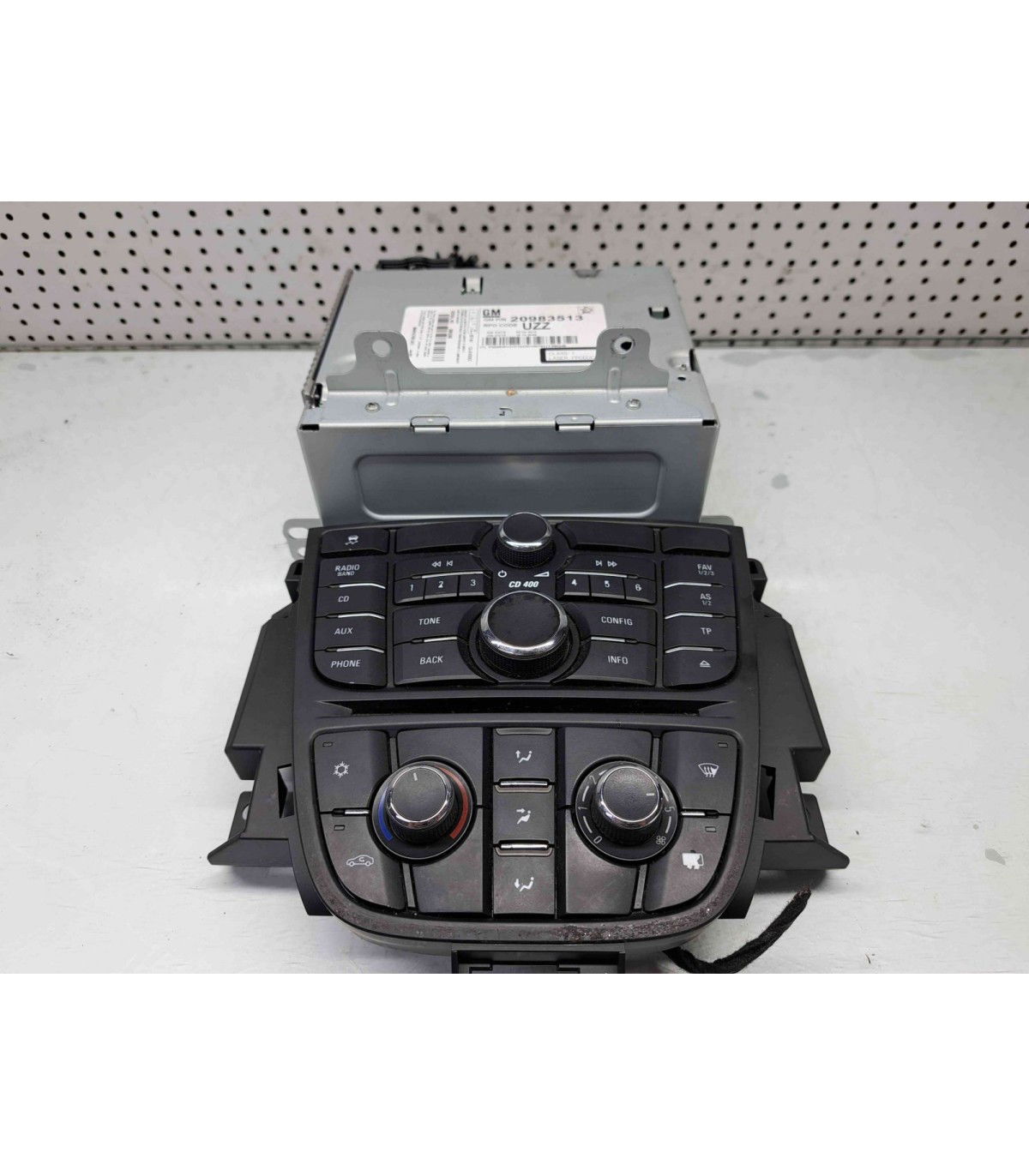 Radio CD cu butoane comenzi, 20983513, Opel Insignia A
