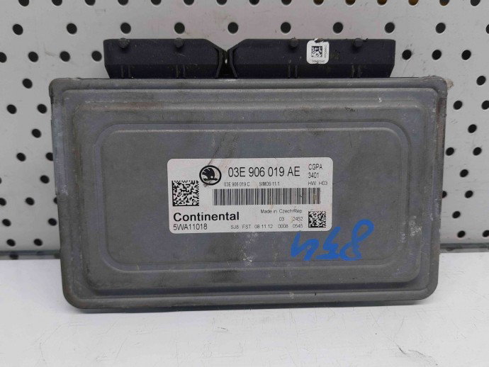 Calculator motor ECU Skoda Fabia 2 Combi (5J, 545) [Fabr 2007-2014] 03E906019AE 1.2 Benz CGPA  1.2 Benz CGPA 51KW / 70CP