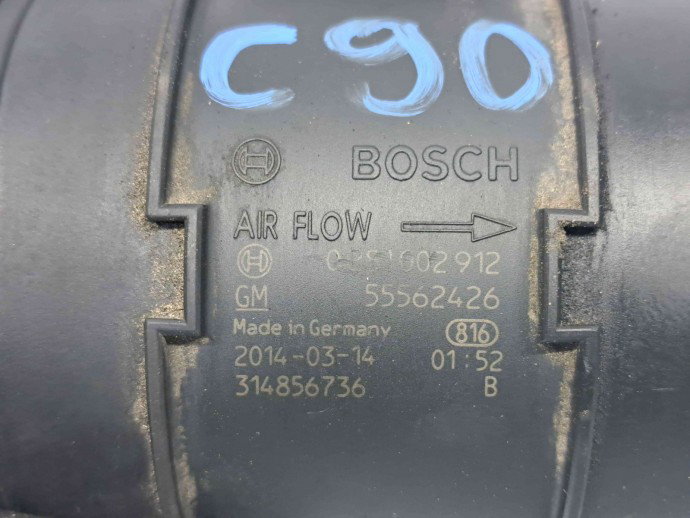 Debitmetru aer Opel Zafira C (P12) [Fabr 2011-2017] 55562426 2.0 CDTI A20DT  
