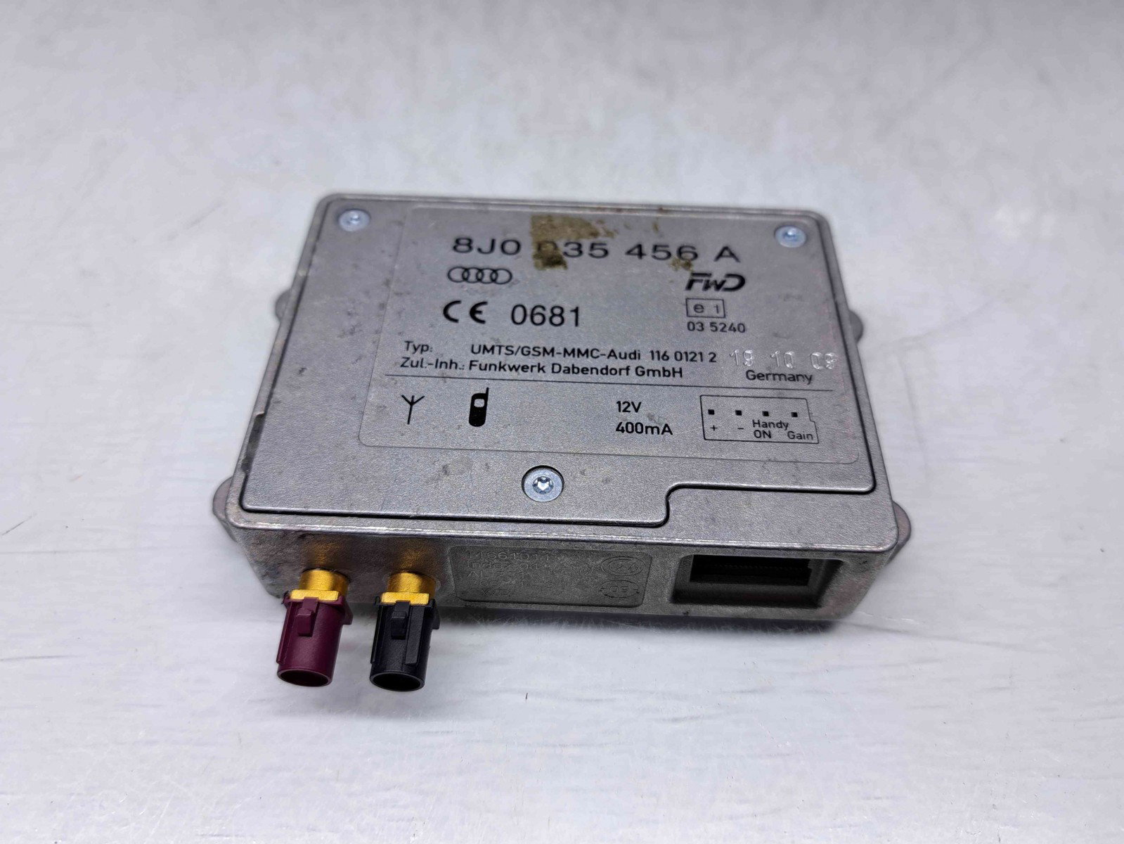 Modul antena Audi A6 Avant (4F5, C6) [Fabr 2005-2010] 8J0035456A - imagine 1