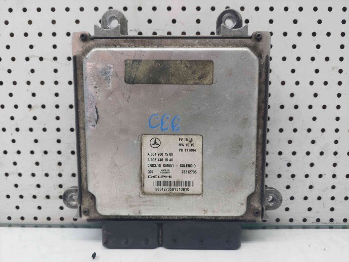 Calculator motor ECU Mercedes Clasa C (W204) [Fabr 2007-2014] A6519007500 2.2 CDI 651911  2.2 CDI 651911 80KW / 109CP