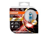 SET 2 BECURI 12V H4 60/55 W NIGHT BREAKER +200% OSRAM