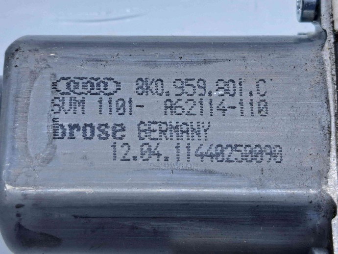 Motoras geam stanga fata Audi A1 (8X1) [Fabr 2010-2018] 8K0959801C