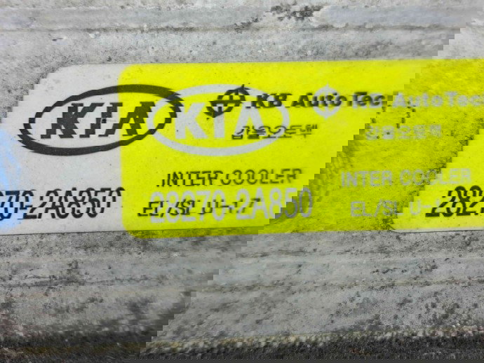 Radiator intercooler Kia Sportage III [Fabr 2010-2016] 28270-2A850 1.7 CRDI D4FD  