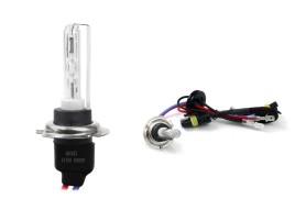 Bec xenon H7 6000K, Clasa A, metal