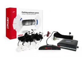 Set senzor parcare 8 LED alb