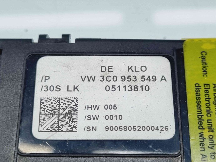  Modul confort Volkswagen Passat B6 Variant (3C5) [Fabr 2005-2010] 3C0953549A