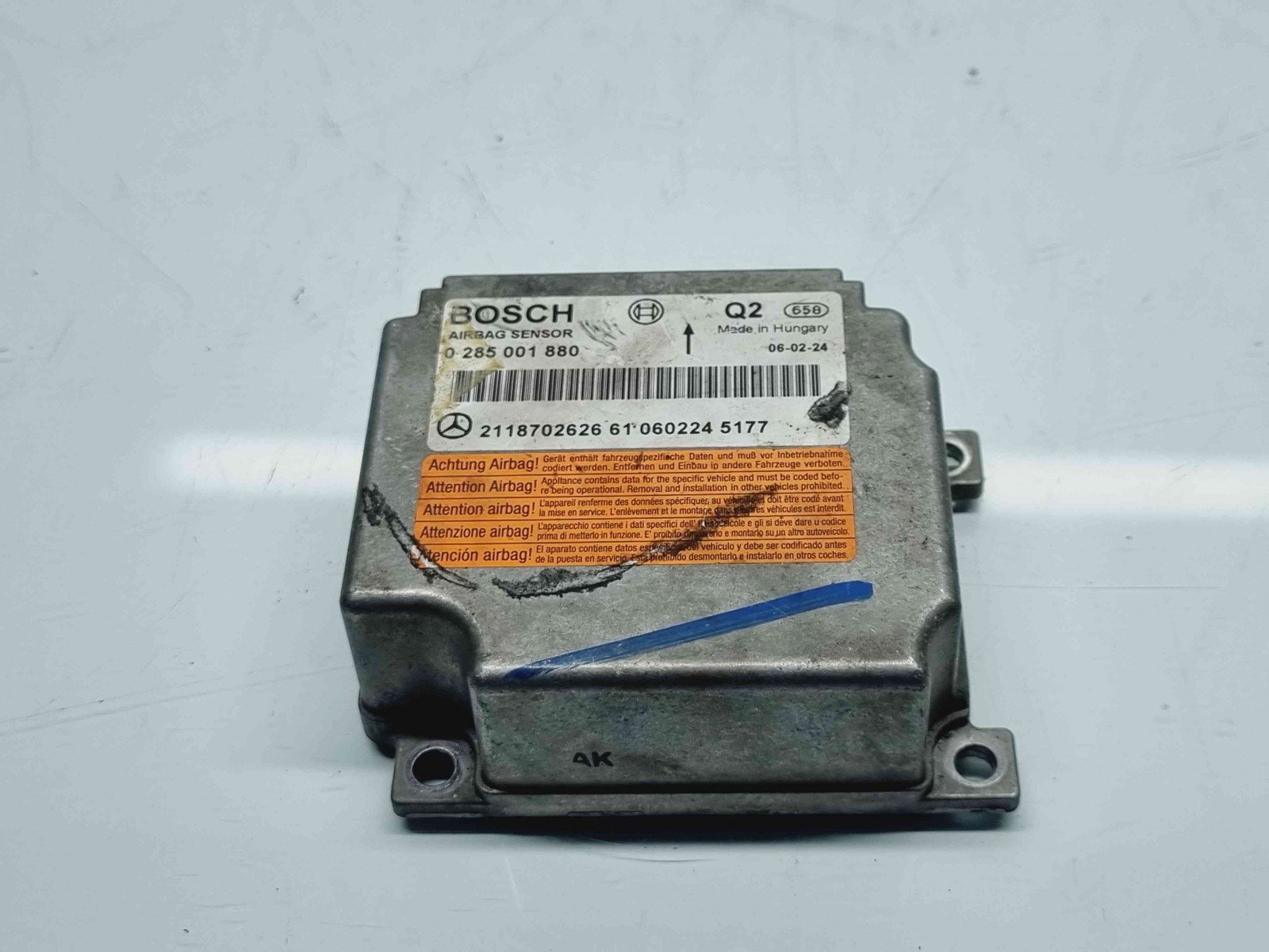 Calculator airbag Mercedes Clasa E (W211) [Fabr 2002-2009] 2118702626 2.2 CDI 125 2.2 CDI 125 - imagine 1