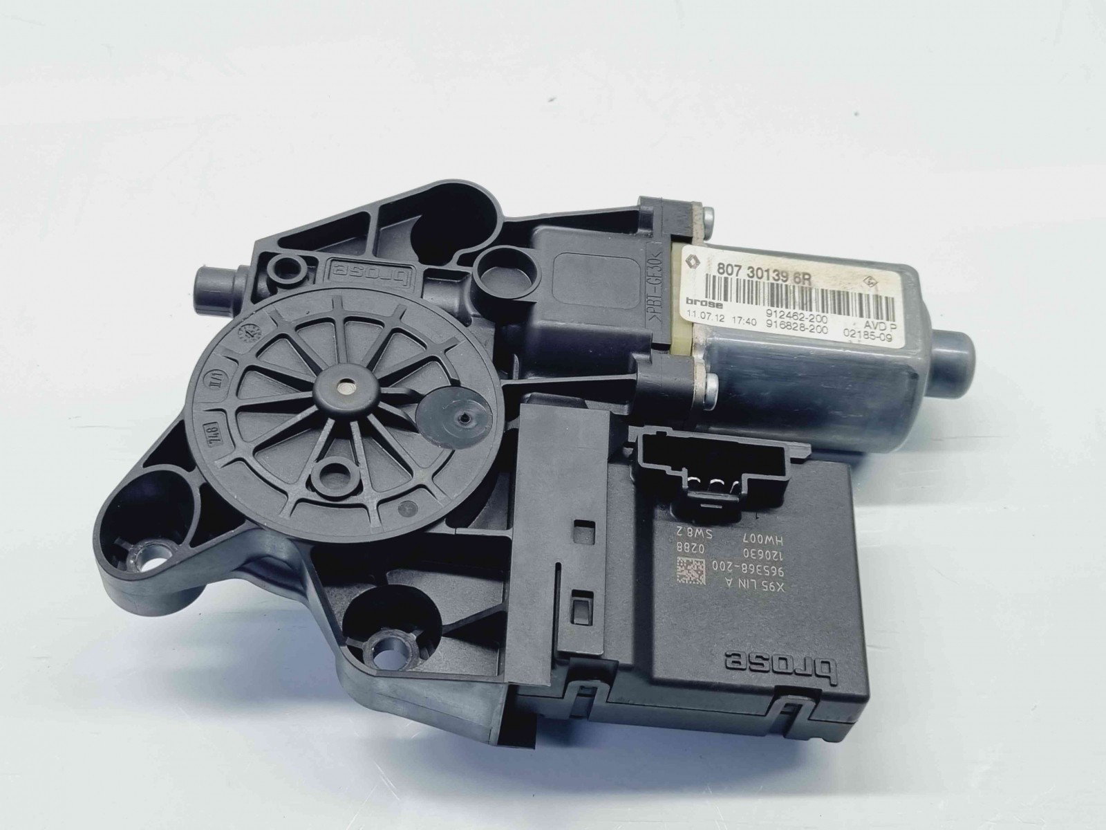 Motoras geam dreapta fata Renault Megane 3 Combi [Fabr 2008-2015] 807301396R n 965368-200 - imagine 2