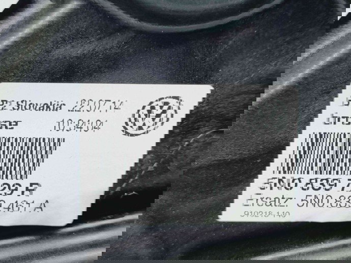 Macara electrica geam stanga spate Volkswagen Tiguan (5N) [Fabr 2007-2016] 5N0839729R