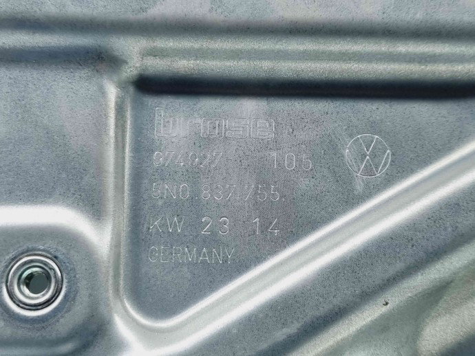 Macara electrica geam stanga fata Volkswagen Tiguan (5N) [Fabr 2007-2016] 5N0837755 | 5N2837729F