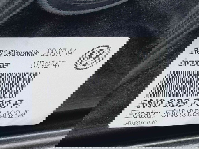 Macara electrica geam dreapta spate Volkswagen Tiguan (5N) [Fabr 2007-2016] 5N0839730R