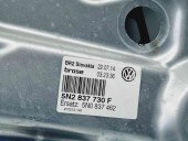 Macara electrica geam dreapta fata Volkswagen Tiguan (5N) [Fabr 2007-2016] 5N0837756 | 5N2837730F
