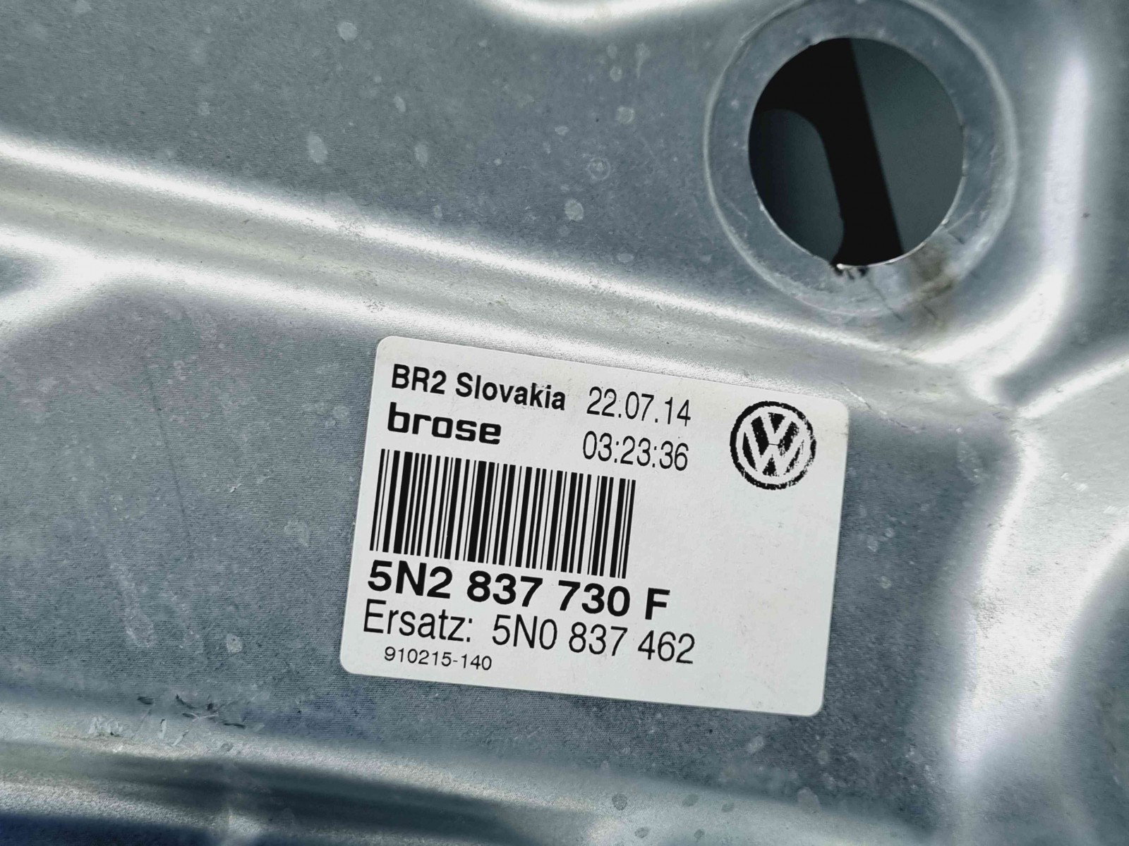 Macara electrica geam dreapta fata Volkswagen Tiguan (5N) [Fabr 2007-2016] 5N0837756 n 5N2837730F - imagine 4